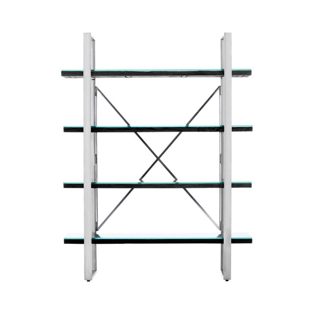 Kerala Black Four Tier Shelf Unit
