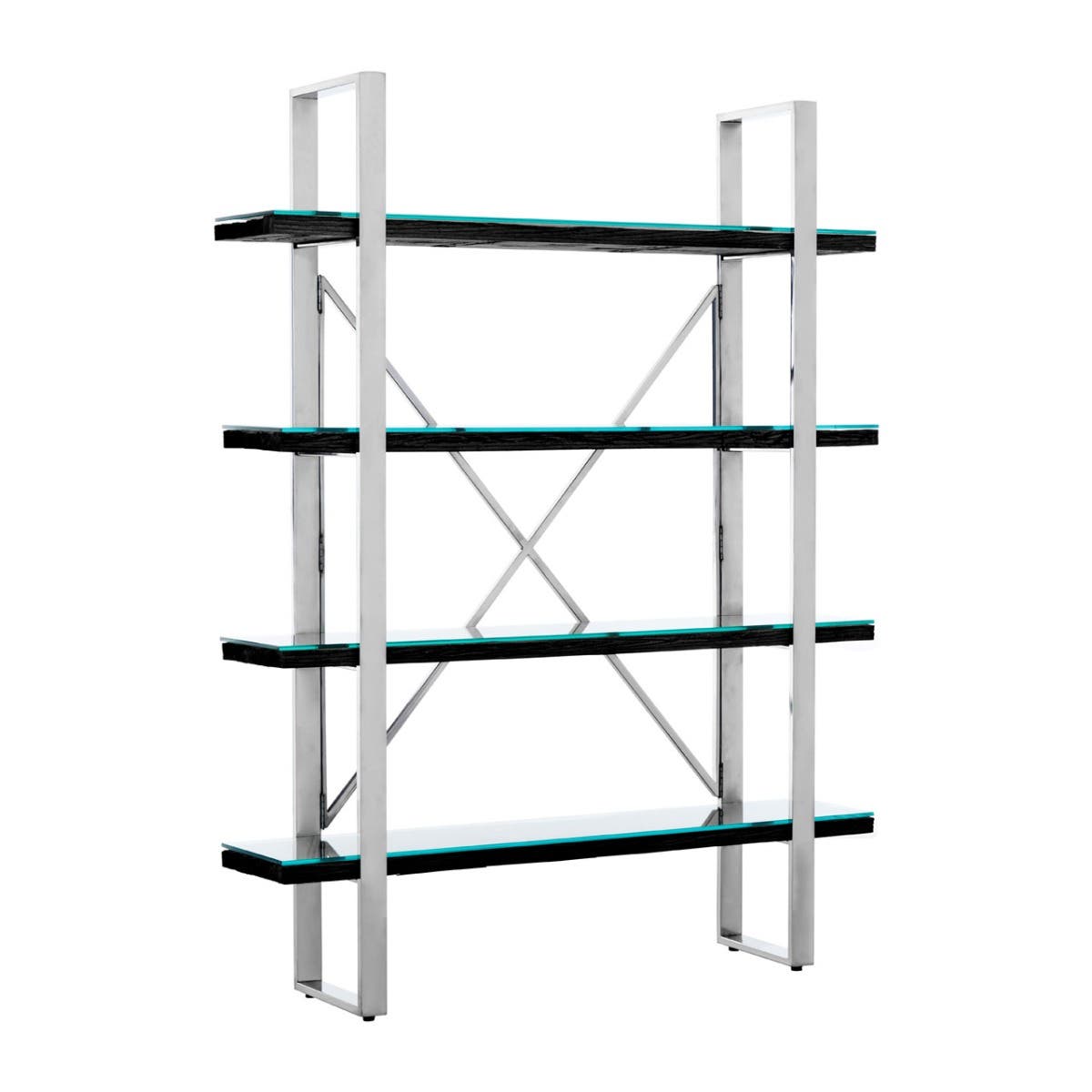 Kerala Black Four Tier Shelf Unit
