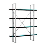 Kerala Black Four Tier Shelf Unit