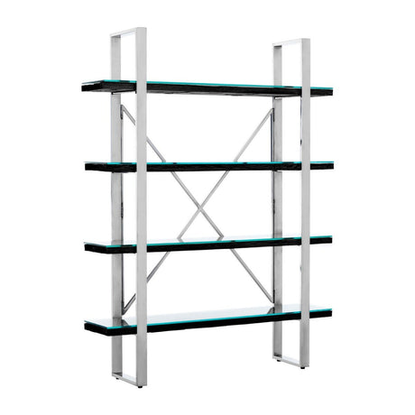 Kerala Black Four Tier Shelf Unit
