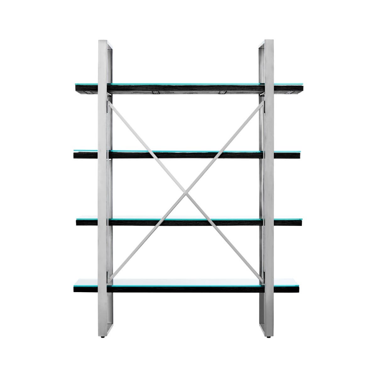 Kerala Black Four Tier Shelf Unit