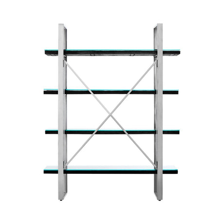 Kerala Black Four Tier Shelf Unit