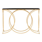 Kia Black Console Table