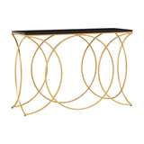 Kia Black Console Table