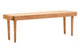 Cebu Natural Cane and Beech Wood Bench
