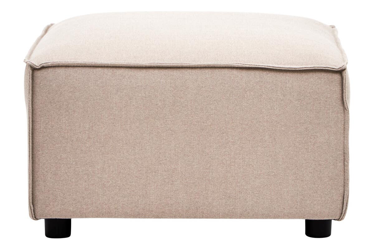 Toulouse Natural Fabric Sofa Ottoman