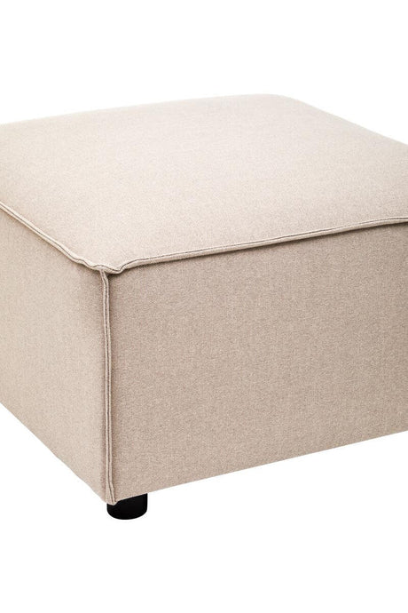 Toulouse Natural Fabric Sofa Ottoman