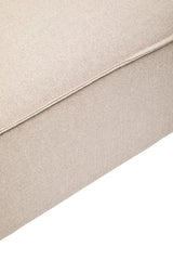 Toulouse Natural Fabric Sofa Ottoman