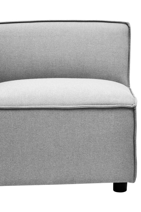 Toulouse Grey Fabric Right Arm Sofa