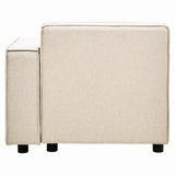 Toulouse Cream Fabric Left Arm Sofa