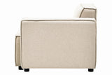 Toulouse Cream Fabric Left Arm Sofa