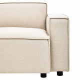 Toulouse Cream Fabric Left Arm Sofa