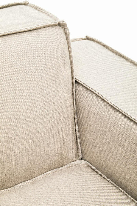 Toulouse Cream Fabric Left Arm Sofa