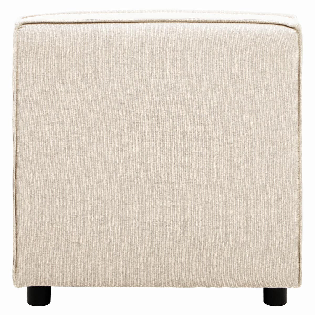 Toulouse Cream Fabric Armless Sofa