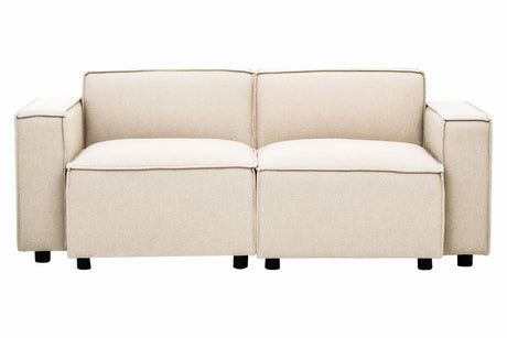 Toulouse Cream Fabric Right Arm Sofa