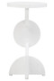 Walsa Whitewash Mango Wood Abstract Side Table