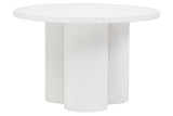 Walsa Whitewash Mango Wood Column Detail Coffee Table