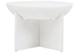 Walsa Whitewash Mango Wood Round Coffee Table