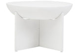 Walsa Whitewash Mango Wood Round Coffee Table