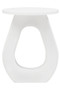 Walsa Whitewash Mango Wood Accent Table