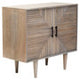 Satna Two Door Greywash Carved Mango Wood Sideboard
