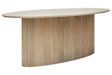 Torello Grey Mango Wood Oval Dining Table