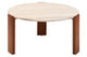 Palermo Round Travertine Top Large Coffee Table
