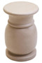 Zoro Cream Marble Stool and Side Table