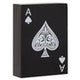 Churchill Games Black and White Card Box with Playing Cards