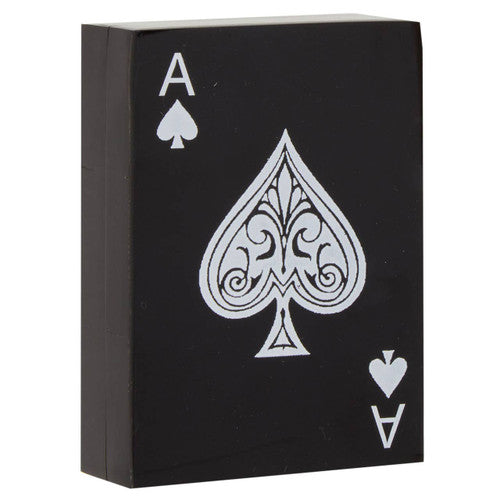 Churchill Games Black and White Card Box with Playing Cards