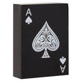 Churchill Games Black and White Card Box with Playing Cards
