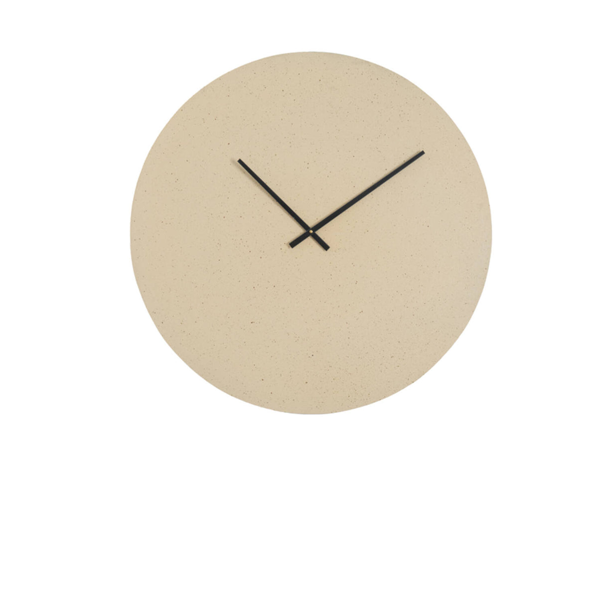 Clock Ø74 cm LICOLA matt sand & light brown spotted