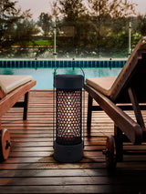 1200W Black Lantern-Style Outdoor Heater