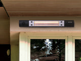 Bluetooth-Enabled 1500W Wall-Mounted Halogen Heater with Remote Control and Timer