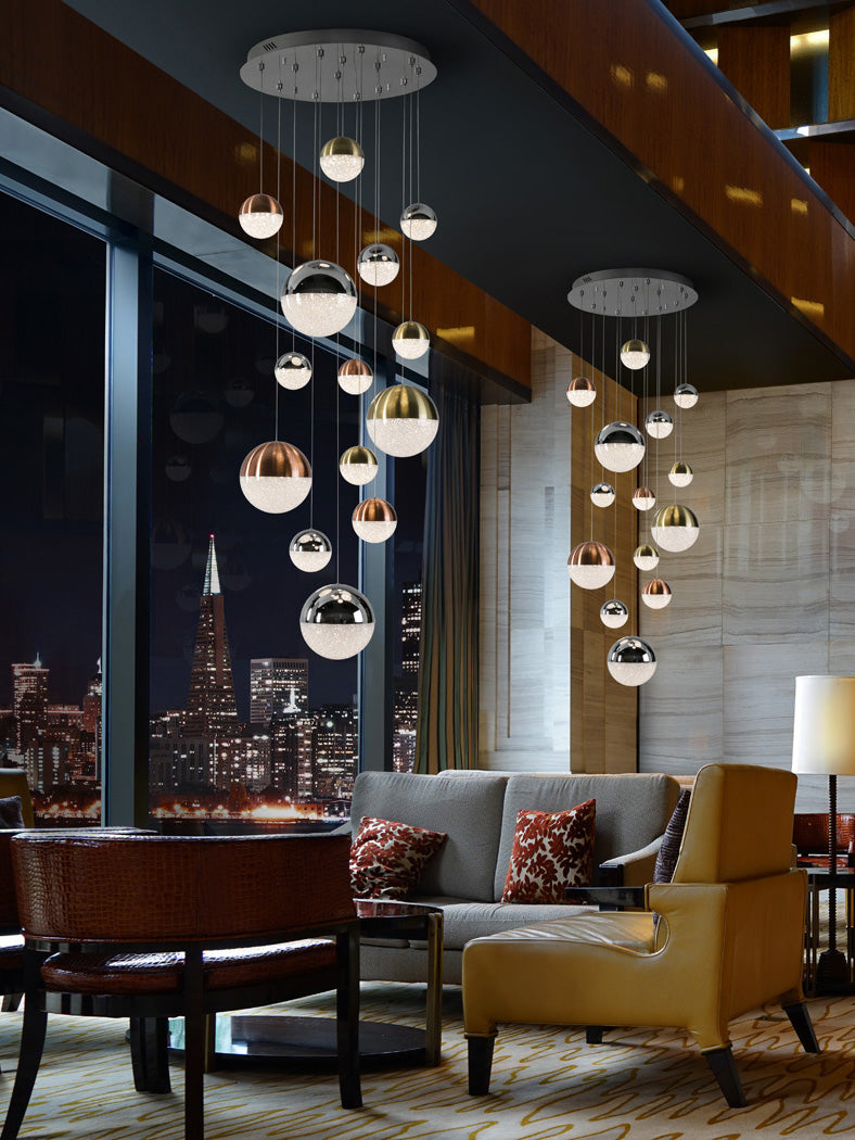 Illuminated Sphere LED Lamp - 60cm, 14 Lights, Dimmable