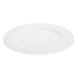Large Embossed White Plate