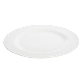 Large Embossed White Plate