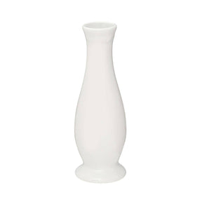 White Curved Vase
