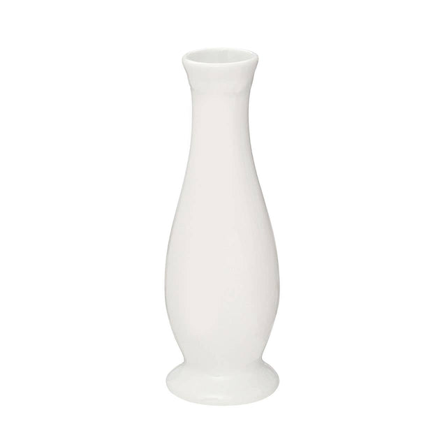 White Curved Vase