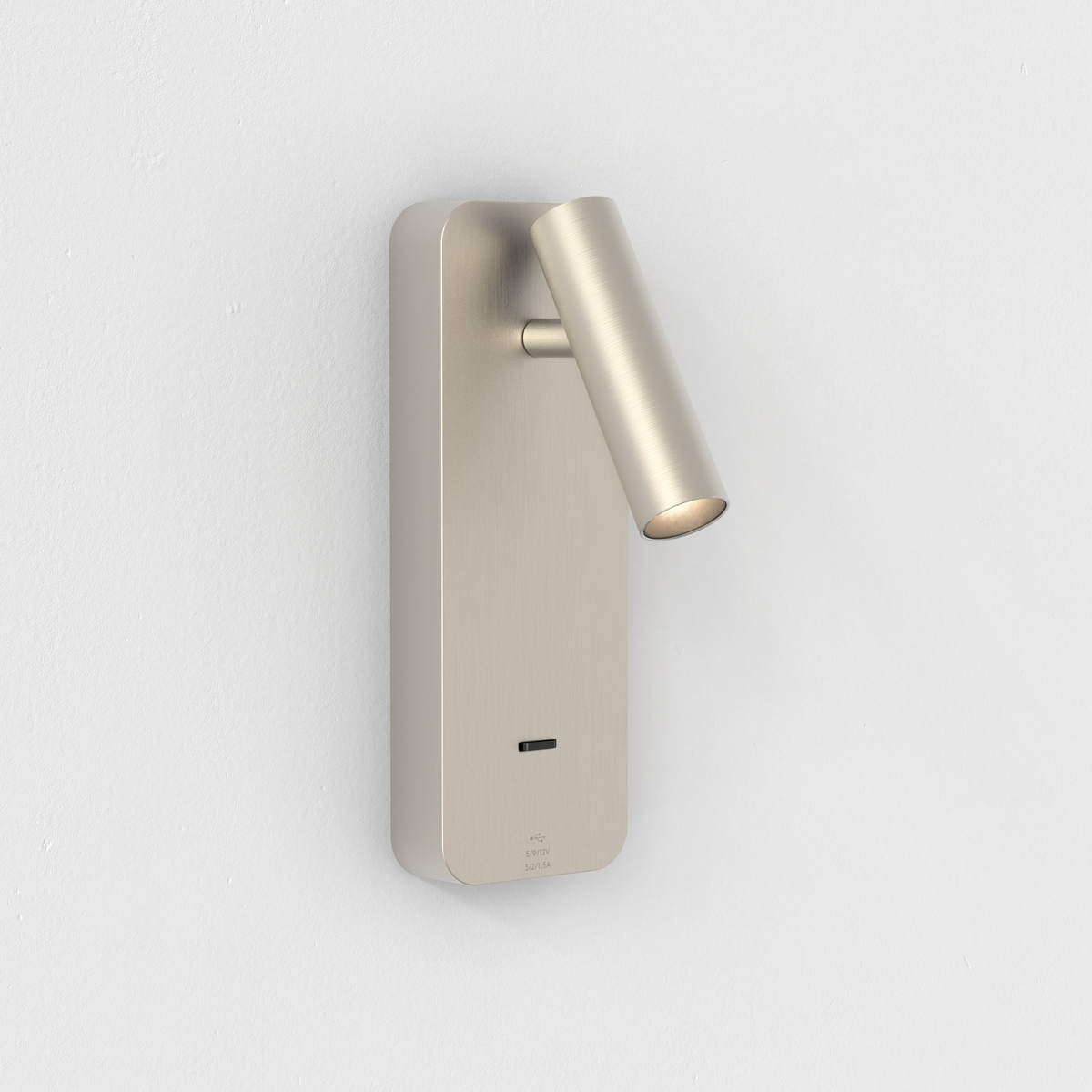 Enna 1058155 Surface Wall Light USB in Matt Nickel
