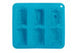 Hallie 6 Train Design Turquoise Silicone Cake Mould