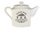 Vintage Home Big Cream Square Teapot