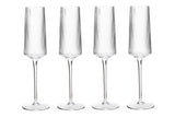 Eldon Set Of 4 Ribbed Champagne Glasses