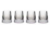 Set Of Four Ribbed Glass Tumblers 1405545