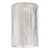 Accessory Easy Fit Cylinder Ribbed Glass Shade