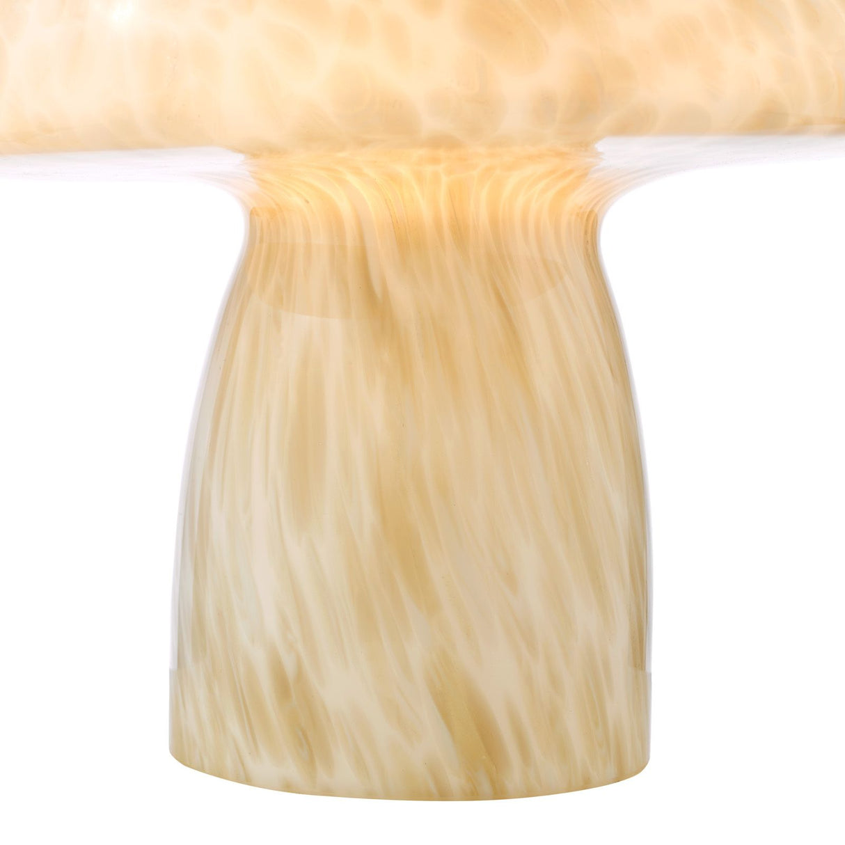 Addie Table Lamp White Art Glass