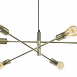 Alana 6 Light Pendant Antique Brass