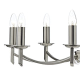 Ambassador 8 Light Armed Pendant Satin Chrome Fitting Only