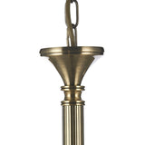 Ambassador 8 Light Armed Pendant Antique Brass Fitting Only