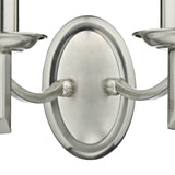 Ambassador 2 Light Wall Light Satin Chrome Bracket Only